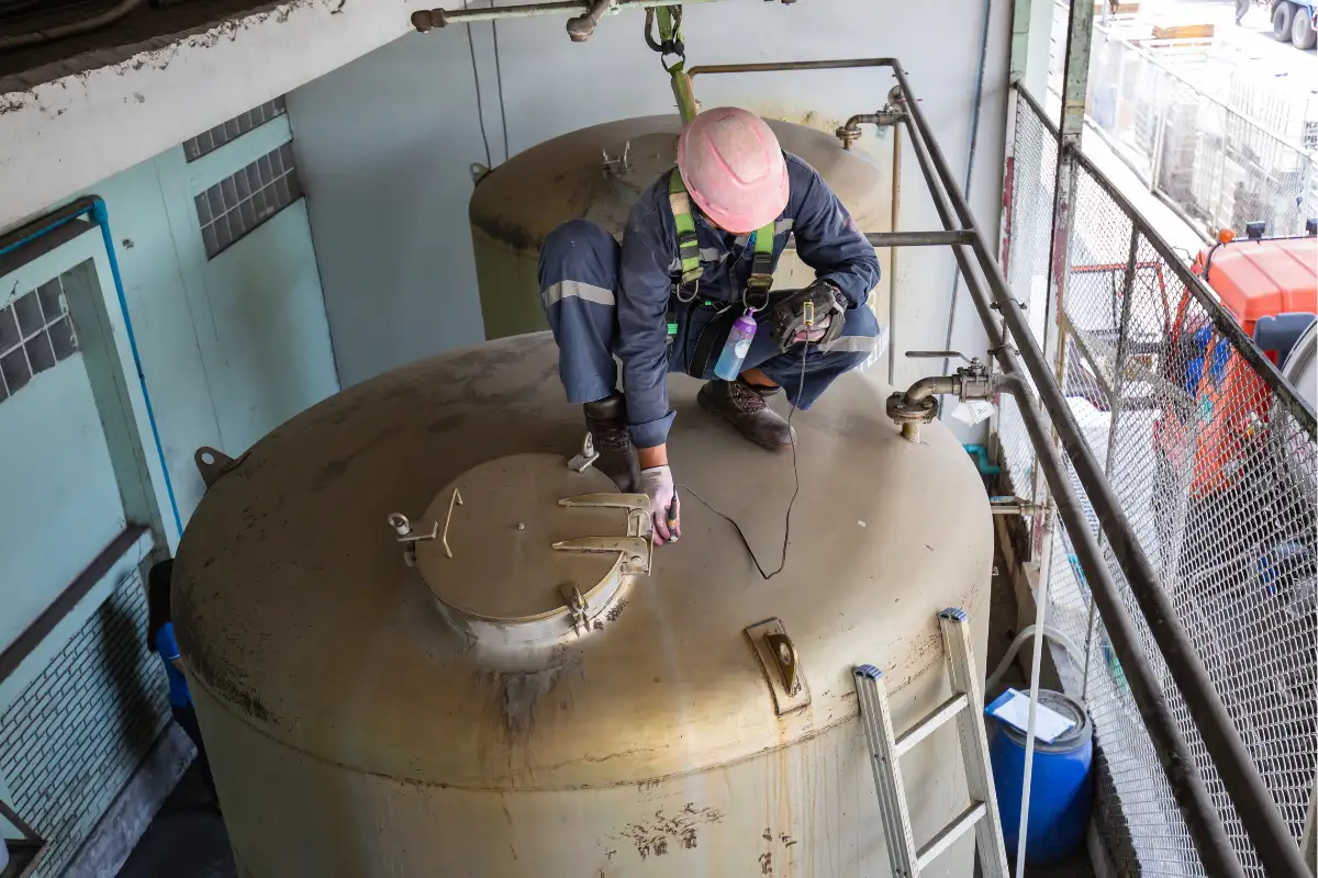 Professional water tank cleaning for municipality standards