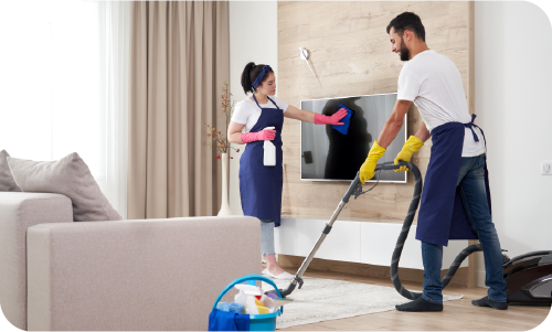 pest control cleaning home