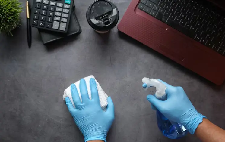 Disinfectant for Sensitive Office Equipment