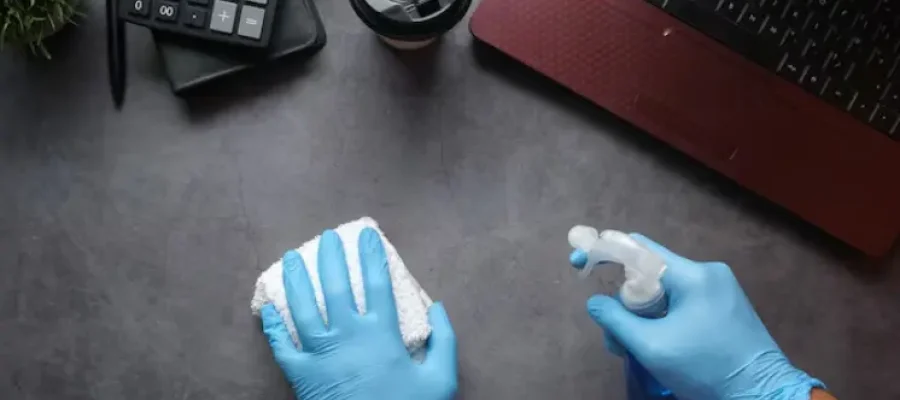 Disinfectant for Sensitive Office Equipment