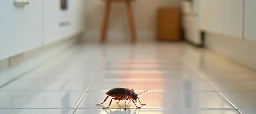 frequent cockroach problems in kitchen